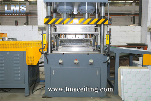 600x600mm perforated metal ceiling panel making machine