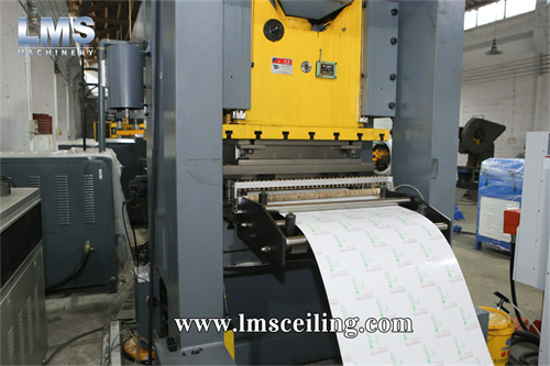 600x600mm perforated metal ceiling panel making machine