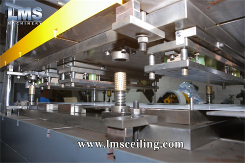600x600mm perforated metal ceiling panel making machine