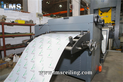 600x600mm perforated metal ceiling panel making machine