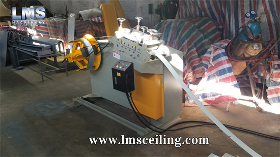 keel hanger making machine decoiler and leveling