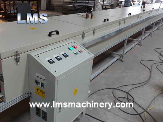 LMS metal ceiling nonwoven textile coating machine (1)