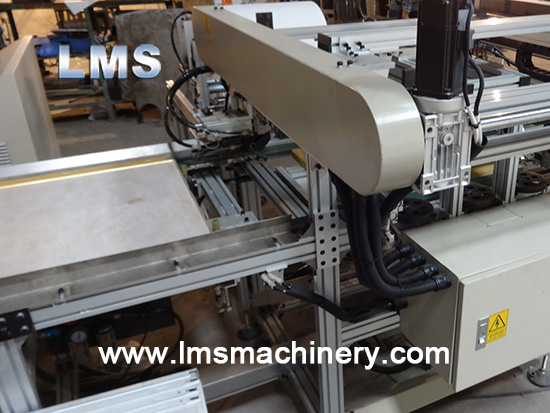 LMS metal ceiling nonwoven textile coating machine (3)